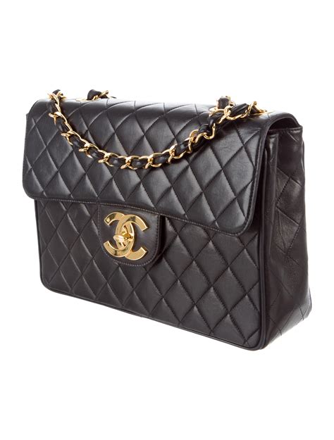 large chanel handbags|Chanel large classic handbag price.